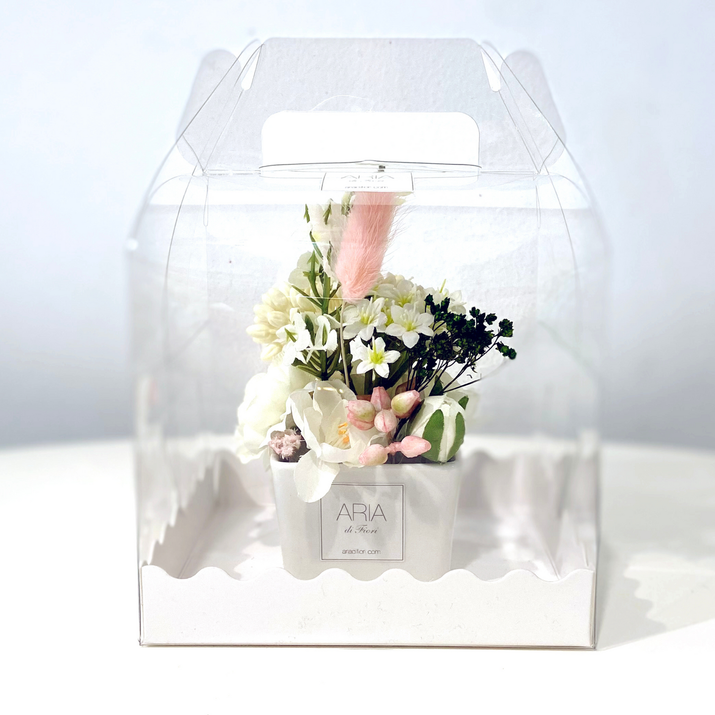 Composizioni_Fiori_Artificiali-Aria_di_Fiori-ARIADIPRIMAVERA_Vasetto_Rebecca_Regalo