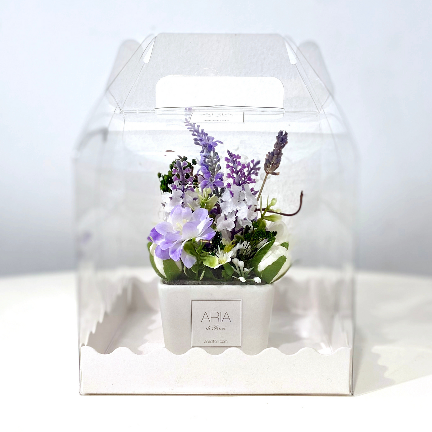 Composizioni_Fiori_Artificiali-Aria_di_Fiori-ARIADIPRIMAVERA_Vasetto_Rosanna_Regalo