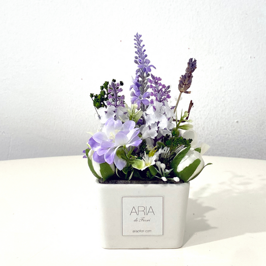 Composizioni_Fiori_Artificiali-Aria_di_Fiori-ARIADIPRIMAVERA_Vasetto_Rosanna