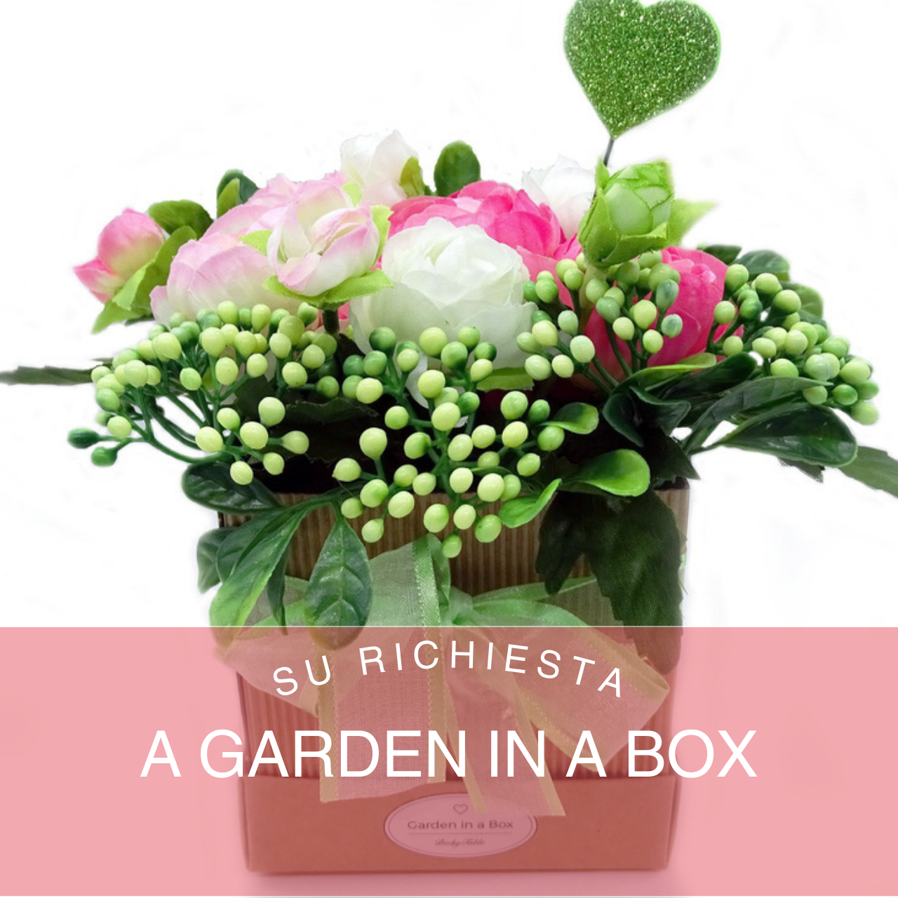 Composizioni Fiori Artificiali-Aria di Fiori-Garden in a Box