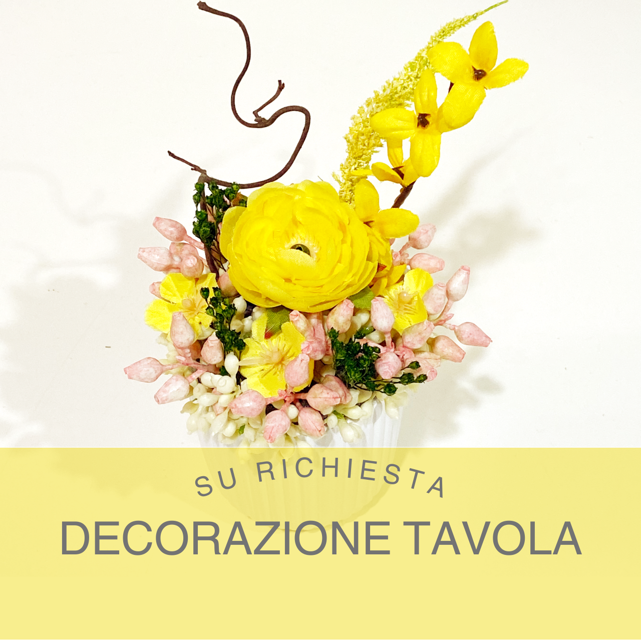 Composizioni Fiori Artificiali-Aria di Fiori-Ristoranti e Decorazione Tavola